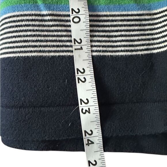 Jones New York Sport Womens Blue Pink Striped Zip Up Hoodie. Size Large - Picture 4 of 6